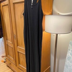 Lululemon Gray Heather Gray Cotton Tank Dress Size 8 NWOT